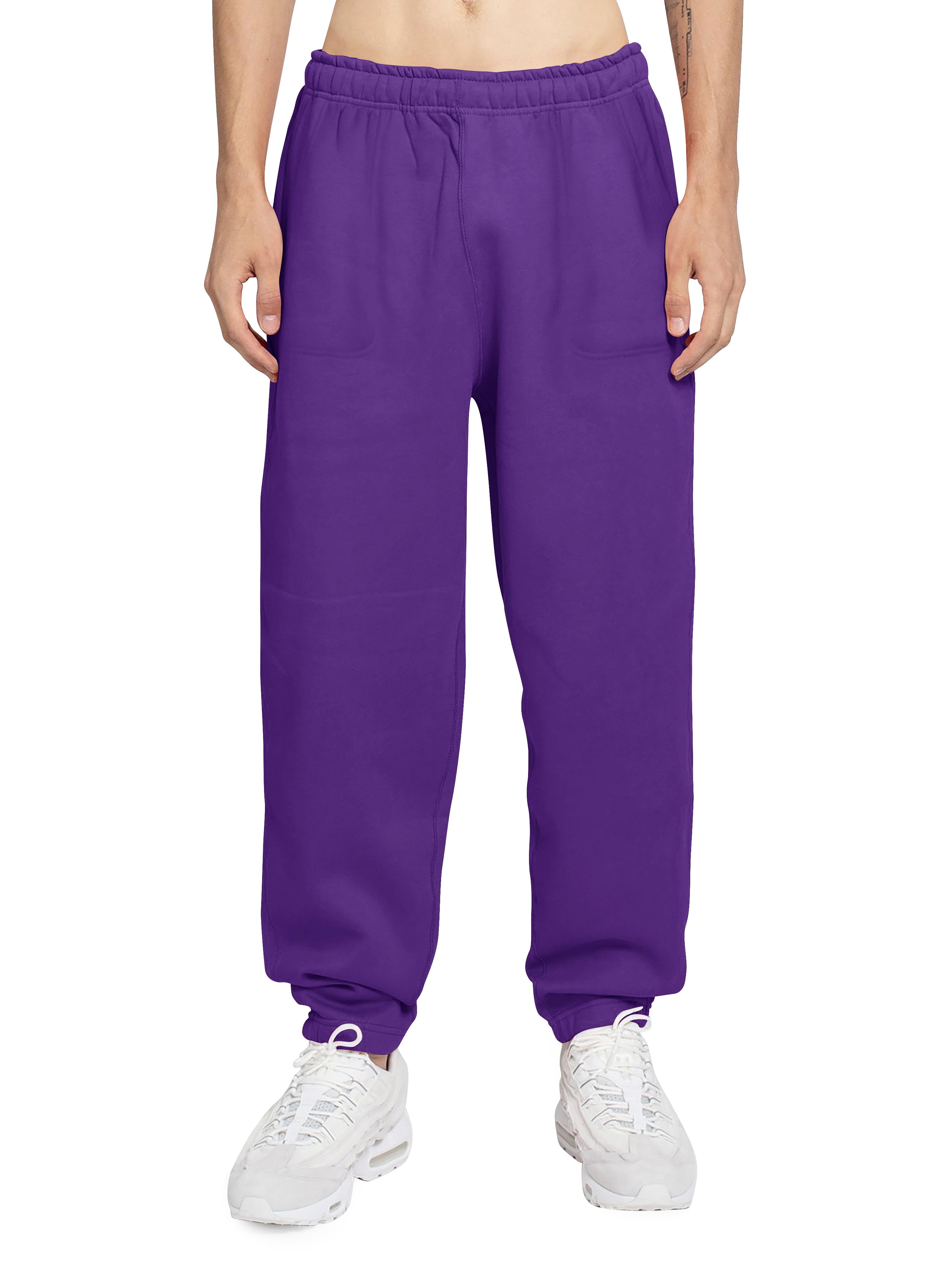 Ma Croix Men's Elastic Bottom Sweatpants Jogger with Pockets