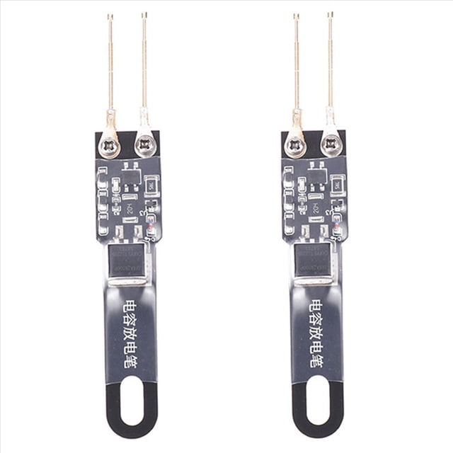 2X Herramienta de ProteccióN de Descarga de ReparacióN de Fuente de AlimentacióN de Interruptor de Pluma de Descarga de Condensador con LED AC8-380V/DC12-540V