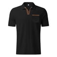 thumbnail image 5 of VgaVtl Mens Shirts Polo Summer Big and Tall Short Sleeve Collared Casual Color Block Going Out Waffle Tops for Men, 5 of 5
