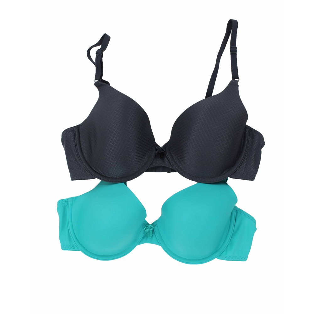 Maidenform Maidenform Womens One Fab Fit Convertible TShirt Bra (2 Pack) (Rising Smoke with