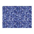Dark Blue Glitter Patterns Throw Blanket for Couch, Soft Comfy Warm