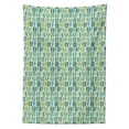 thumbnail image 3 of Ambesonne Flip Flop Tablecloth Rectangular Table Cover, Exotic Nature Colors, 60"x84", Pale Green Pale Blue, 3 of 4