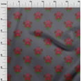 thumbnail image 2 of oneOone Silk Tabby Fabric Leaves & Floral Block Decor Fabric Printed BTY 42 Inch Wide, 2 of 4