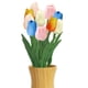 thumbnail image 1 of 10 Uds. De tulipán corto de PU, decoración creativa, flor artificial, planta verde artificial, 1 of 5