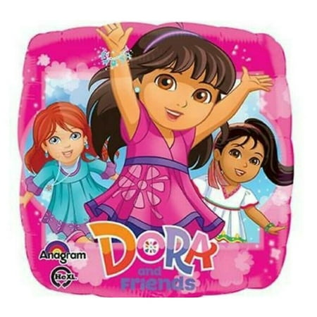 Dora the Explorer 'Dora and Friends' Foil Mylar Balloons (3ct)