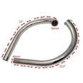 thumbnail image 2 of New Exhaust Bend Pipe Bend Tube Steel Chrome Plated Jawa Motorcycles, 2 of 5
