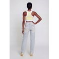 thumbnail image 4 of Women's Striped Ribbed Cropped Racerback Tank Top, 4 of 4