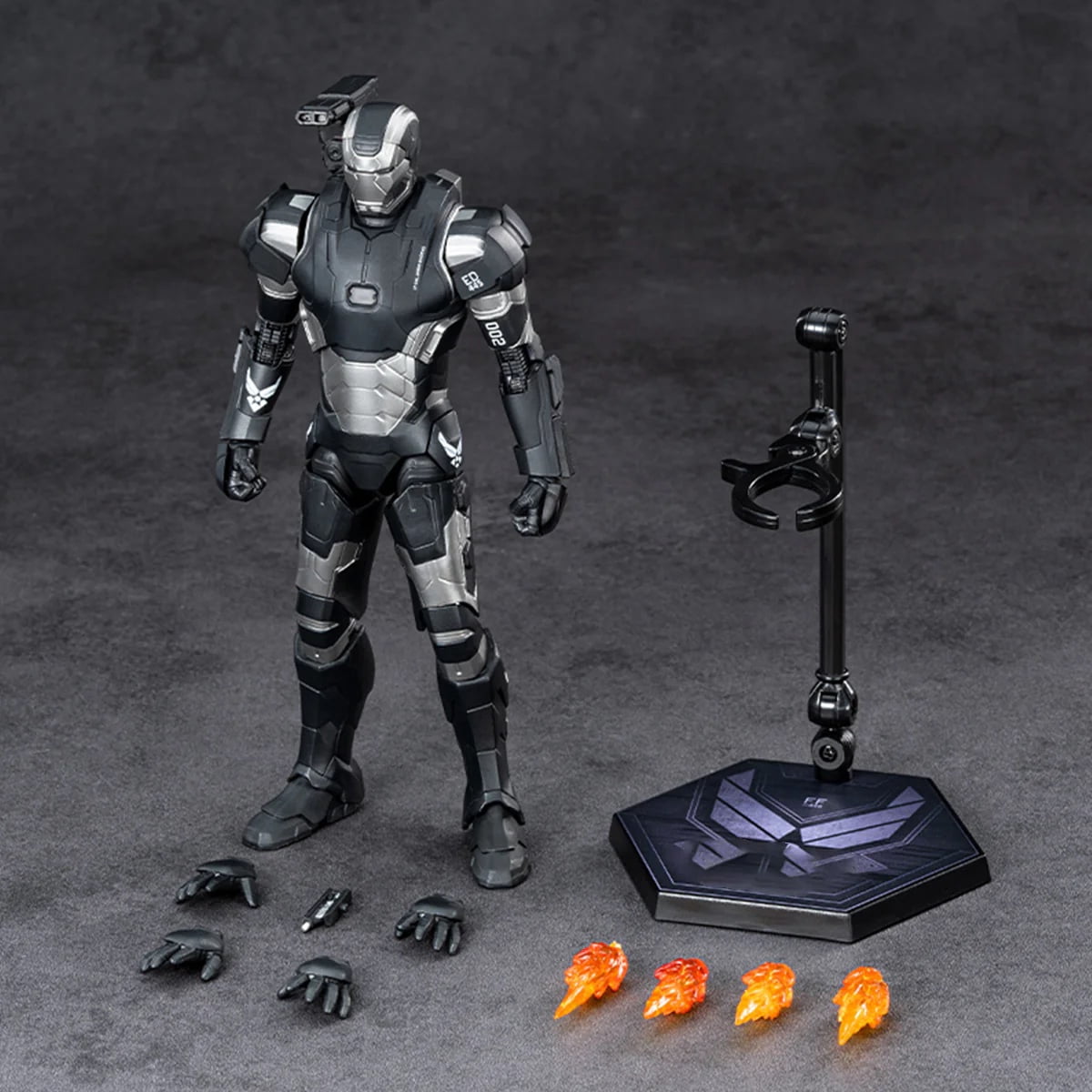 ZD Toys 1/10 Scale 7 inch Iron Man War Machine MK2 Collector Action Figure