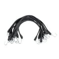 thumbnail image 1 of 10" EPDM Tarp Bungee Straps Crimped Hooks -50 Pack, 1 of 9