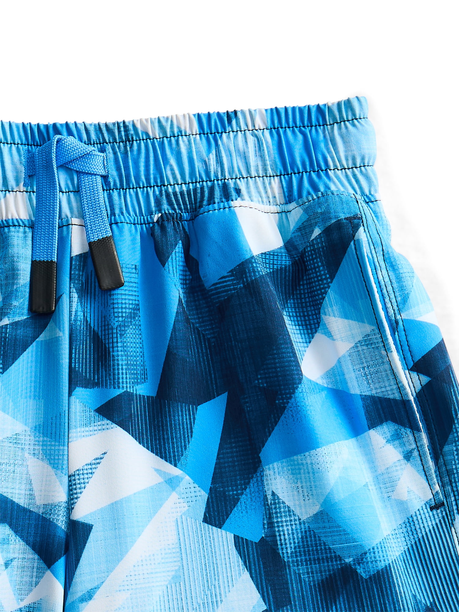 Athletic Works Boys' Print Performance Shorts, Sizes 4-18 & Husky