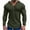 Army Green, variant on Men's Shirts Pullover Hoodie Pocket Solid Color Half Cut Half Zip Man Long Sleeve Hoodless Casual Outwear Jackets Gray M