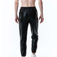 thumbnail image 5 of HomeGardon Men's Pants Clearance! Night Club Metallic Hologram Shiny Pants Party Trousers Mens Metallic Disco Pants 70s/80s Sequin Pants Drawstring Waist Party Club Pants Shiny Jogger S-3XL, 5 of 7