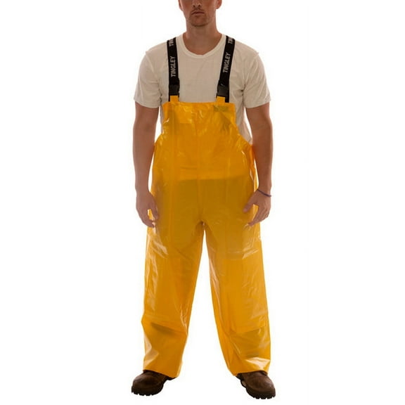Tingley Rain Bib Overall,2XL,Yellow,Unisex O22047