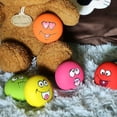 thumbnail image 3 of Juguetes chirriantes para perros con cara sonriente, bolas chirriantes de látex suave para cachorros, perros pequeños, 6 piezas/juego, juguetes chirriantes para perros de látex, masticación, 3 of 5