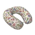 thumbnail image 2 of Gaeub Paisley Flowers Print Memory Foam Travel Pillow,U-Shaped Neck Pillow,Head Neck Support Airplane Pillow,Flight Pillow for Traveling,Car,Home,Office,Washable Cover, 2 of 8