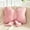 Dusty Pink, variant on Sage Green Bow Pillow, Soft Bow Decorative Pillows with Faux Rabbit Fur, Cute 16" Bow Throw Pillows, Aesthetic Home Decor Bow Shaped Plush Pillow for Bedroom Sofa Couch