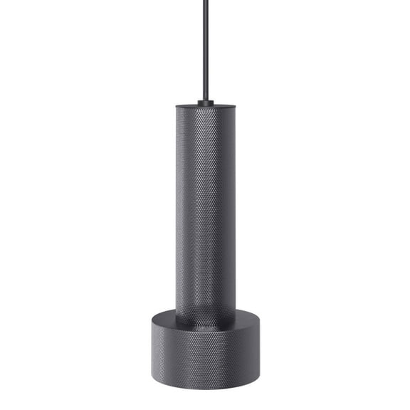 Avenue Lighting HF1071-DGY Pendants Knurled Dark Grey Aluminum Cicada