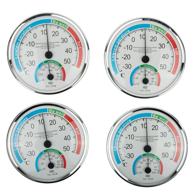 Thermometer with hygrometer, analogue - Climate control