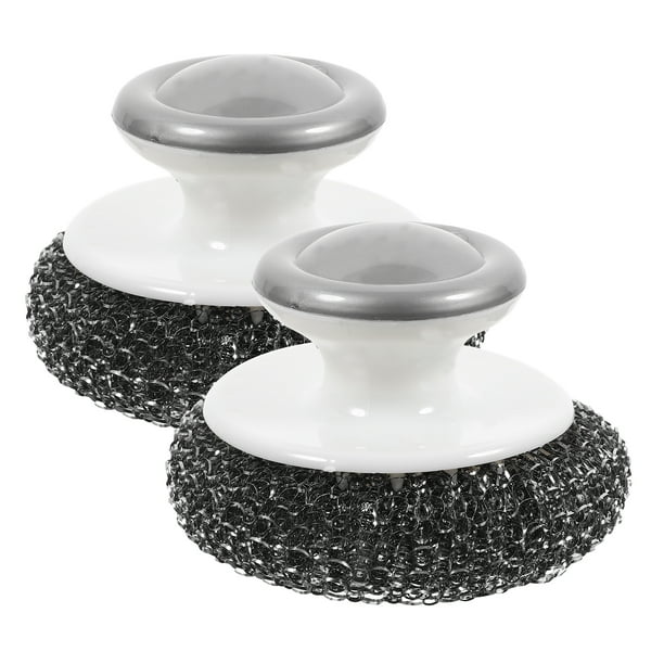 2 cepillos para fregar, cepillo para platos, cepillo para lavar platos, cepillo para limpiar ollas, cepillo multifunción para ollas.