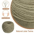 thumbnail image 3 of Uxcell Cuerda de Yute Natural de 50 Metros, Cuerda de Yute de 3 mm para Manualidades, Envoltura de Regalos, Decoración, Empaque, Jardinería, Soporte para Plantas, Beige, 3 of 6