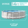 thumbnail image 3 of Intex 26719EH 14ft x 42in Prism Frame Above Ground Swimming Pool with Pump, 3 of 8