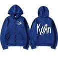 thumbnail image 3 of Korn Rock Band Letter Logo Zipper Hoodie Men‘s Metal Gothic Vintage  Zip  Hoodies Streetwear Punk Sweatshirts Jackets, 3 of 8