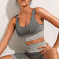 thumbnail image 2 of WQD 2 Pack Yoga Sports Bras for Women High Impact Padded Wirefree Seamless Support for Yoga Running Training Gym Workouts, 2 of 7