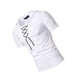 thumbnail image 2 of Sudadera Lisa Qarigey de Manga Corta Ligera y Transpirable para El Tiempo Libre Blanco XL, 2 of 6