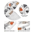 thumbnail image 4 of Yayeee Christmas Tree Skirt 35 inches for Xmas Tree Holiday Party Decoration, Beige Snow Houses, 4 of 6