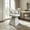 White + Fabric, variant on AUU Butterfly Back Swivel Vanity Chair – Makeup Stool & Accent Dining Seat for Bedroom, Living Room, Study, or Recreation Area