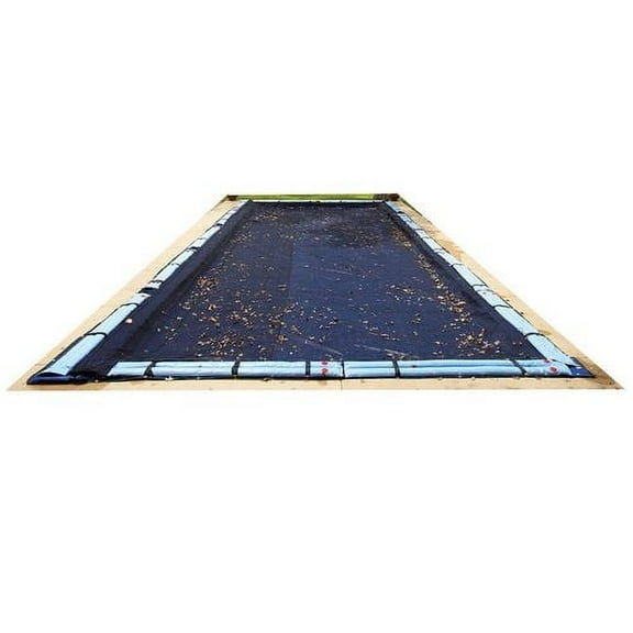 Blue Wave Couverture pour piscine creusée filet para-feuilles - rectangulaire