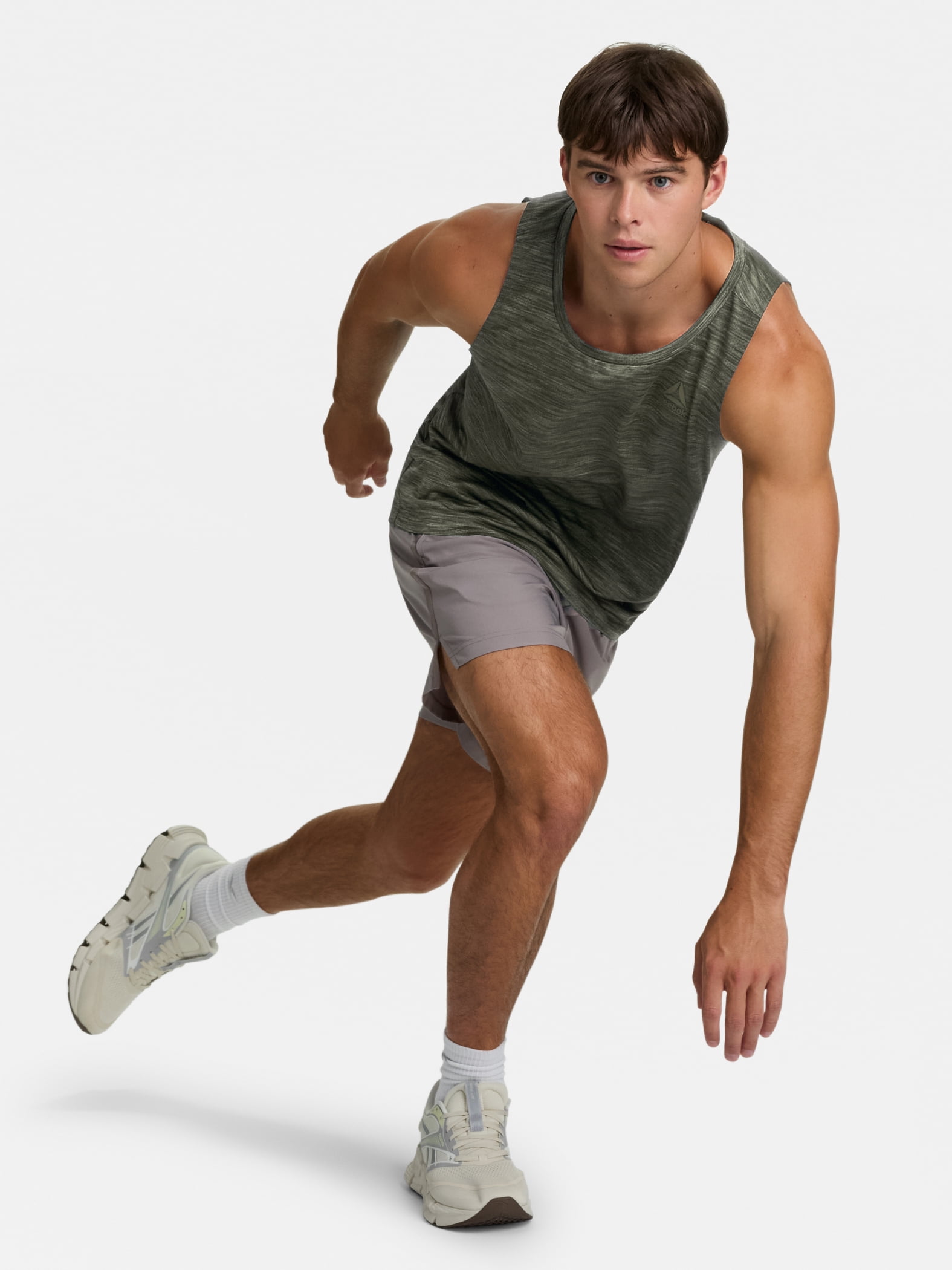Reebok Men's & Big Men's Stride Performance Tank Top, Sizes XS-5XL
