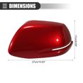thumbnail image 4 of Unique Bargains Car Left Side View Mirror Cover Trim Exterior Rear View Mirror Shell Replacement for Honda CRV Red, 4 of 7