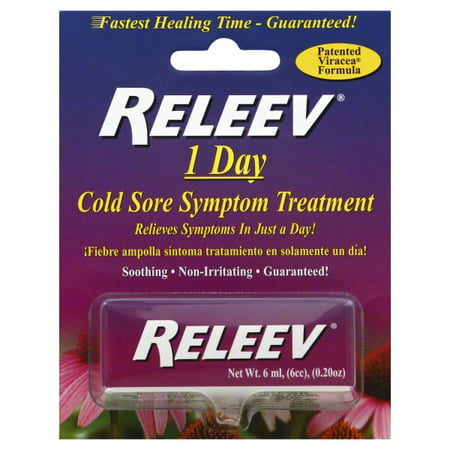 Releev Cold Sore Symptom Treatment I Day - .2 Oz