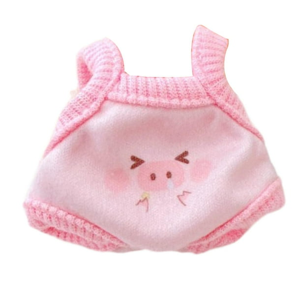 Ropa de muñeca de felpa 17 cm Baoblaze Camisa sin mangas