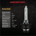 thumbnail image 6 of 2x For Nissan Murano 2009-2014 HID Xenon Headlight Bulb White 6000K, 6 of 12