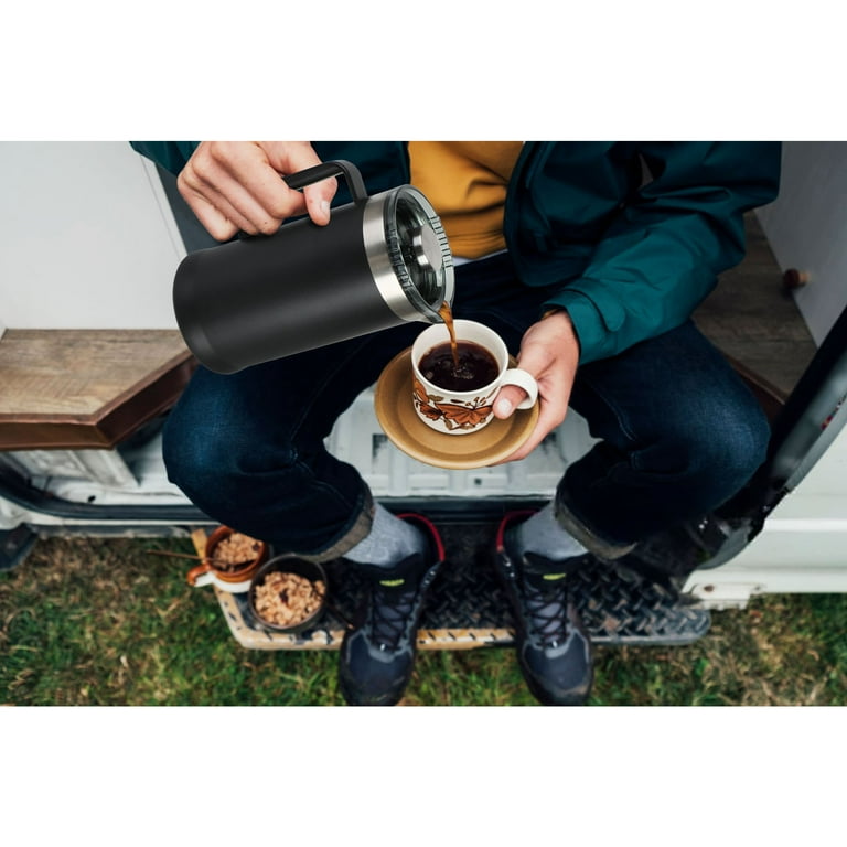 Ozark Trail French Press - Stainless Steel Insulated Brewer