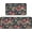 Retro Floral Kitchen Mat, variant on Colorful Floral Rug for Kitchen Mats for Floor 2 Piece, Anti Fatigue Floor Mat for Kitchen, Kitchen Floor Mats for in Front of Sink and Boho Kitchen Matt for Standing for Kitchen Decor 17"X30"+17"X47"