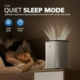 thumbnail image 2 of CHIVALZ 2 Pack Air Purifiers for Home Bedroom, Quiet Air Cleaner with 24dB Sleep Mode, True HEPA Filter for Pet, White & Black, 2 of 9