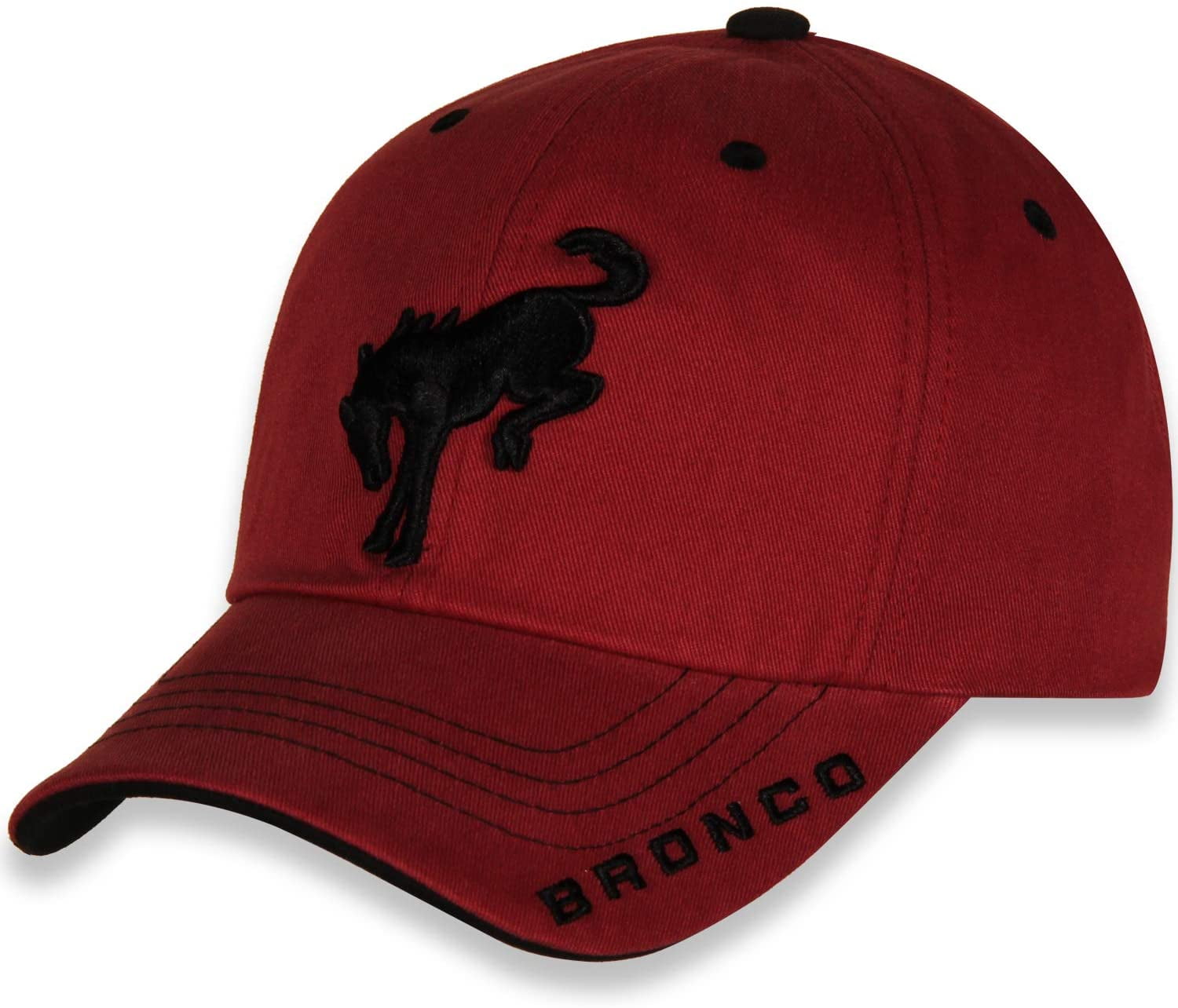 Crimson Black Ford Baseball Cap Logo Clothing Apparel Ford Bronco Racing Hat for Men 