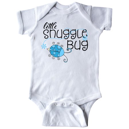 

Inktastic Little Snuggle Bug blue little beetle Gift Baby Boy or Baby Girl Bodysuit