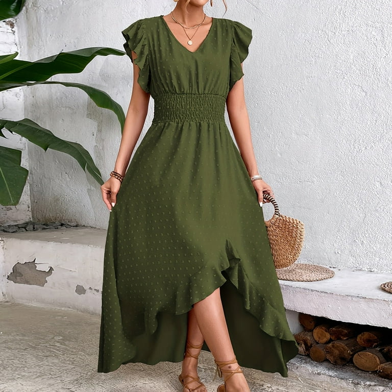 green emerald velvet dress KOH KOH Petite Women's Long Cap Short Sleeve Flowy Cocktail Semi Formal  Prom Gala Black Tie Bridesmaid Wedding Guest Work Dressy Tall Gown Gowns  Maxi Dress Dresses, Black XS 2-4 at Amazon main image 0
