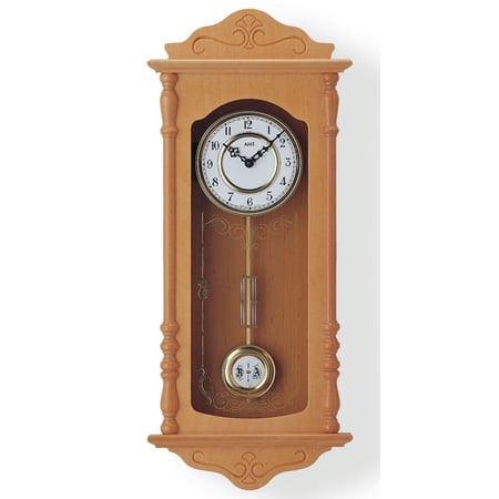 Modern wall clock with quartz movement from AMS AM W7013/16