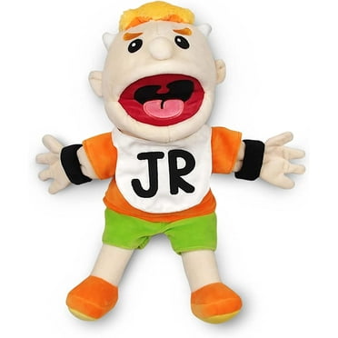 FlareFable 14.1" SML Junior Hand Puppet Plush Toys, Funny SML Puppets Toy with Working Mouth, Junior Stuffed Figures Toys, Interactive Toys, Great Birthday Christmas Gifts for Play House