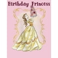 thumbnail image 2 of Girl's Beauty and the Beast Belle Birthday Princess  Graphic Tee Light Pink Medium, 2 of 4