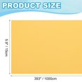thumbnail image 2 of Uxcell 393"x5.9" Yellow Wallpaper, Peel and Stick Wallpaper, Yellow Contact Paper Solid Color Vinyl Self-Adhesive Wall Paper Decorative for Wall Covering, 2 of 7