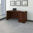 thumbnail image 2 of Scranton & Co Bureau de Bureau 60W x 24D avec Tiroirs en Acajou, 2 of 7