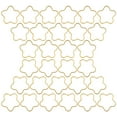 thumbnail image 1 of Marcos para hacer joyas, 30 piezas de colgantes de marco hueco, moldes de marco en blanco, colgantes de bisel abierto, muy recomendados, 1 of 9