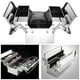 thumbnail image 4 of Caja de herramientas multifunción Bandeja de 3 compartimentos Espacio grande Almacenamiento de herramientas de mano de doble capa Caja de herramientas Pta Sunnimix Caja de herramientas portátil, 4 of 8