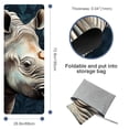 thumbnail image 4 of Rhinoceros Yoga Towels with Storage Bag, 72.8"x26.8", Suitable for Yoga, Pilates, Fitness, Etc. Gym Towels for Workout, Towel Yoga Blanket, Microfiber Yoga Towel for Men/Women, 4 of 6